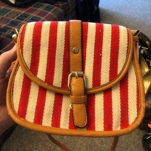 Stripped MMS crossbody bag